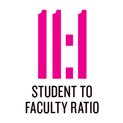 11:1 student to faculty ratio