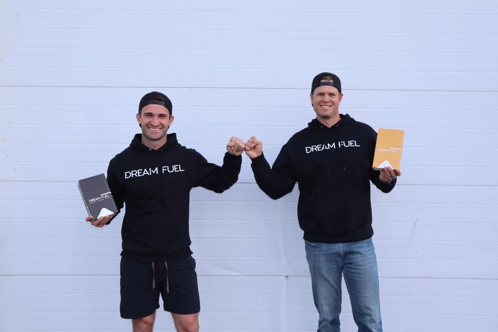 DreamFuel founders Brett Velon, Robert Morris grad, and Matt Sharp, Roosevelt MBA grad