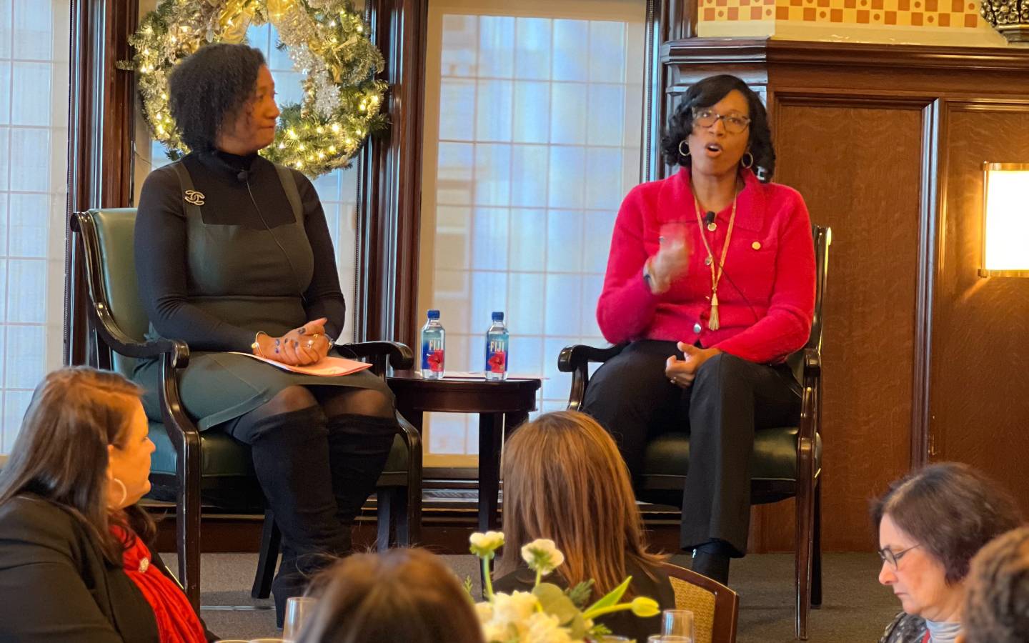 Melissa Conyears-Ervin Interviewed at Women's Leadership Council holiday luncheon