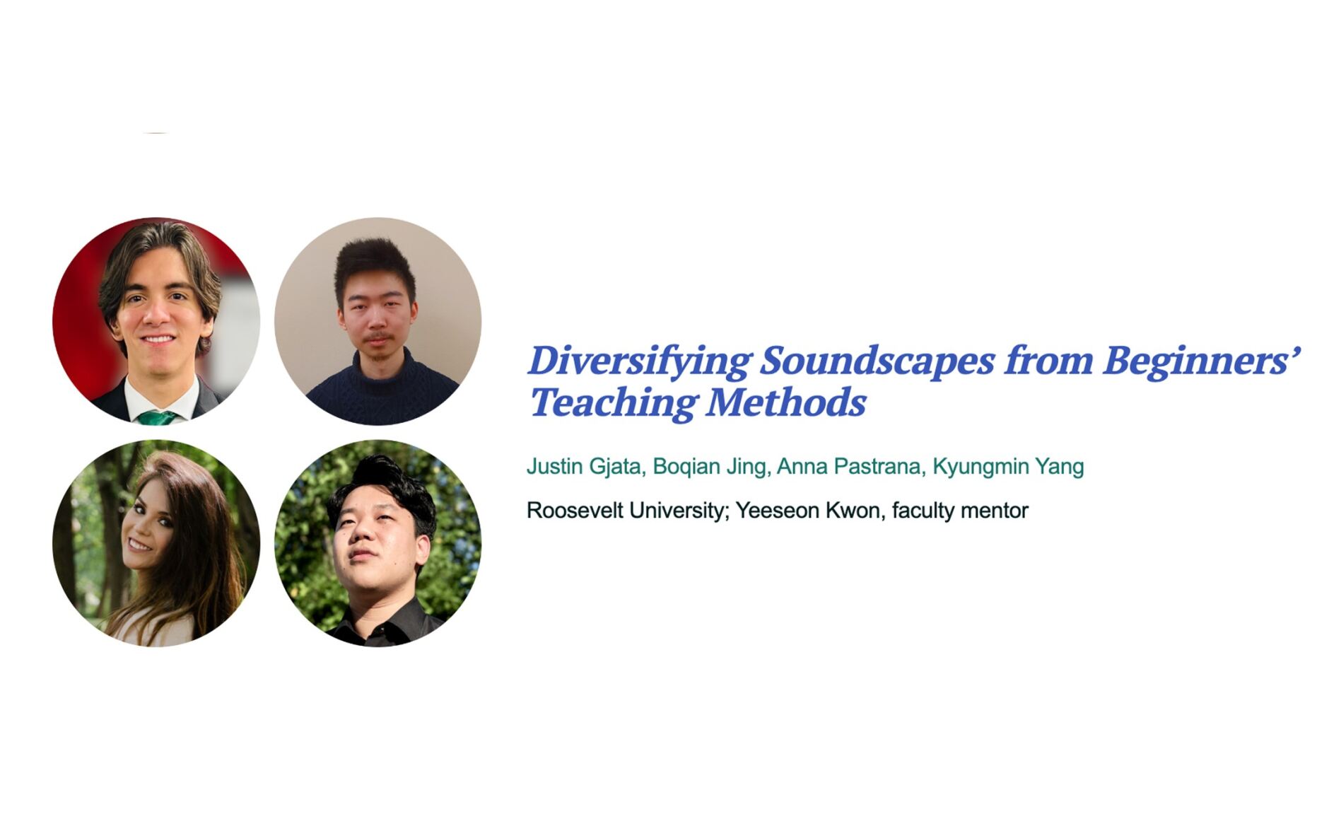 Keyboard Pedagogy webinar by Justin Gjata, Boqian Jing, Anna Pastrana, Kyungmin Yang