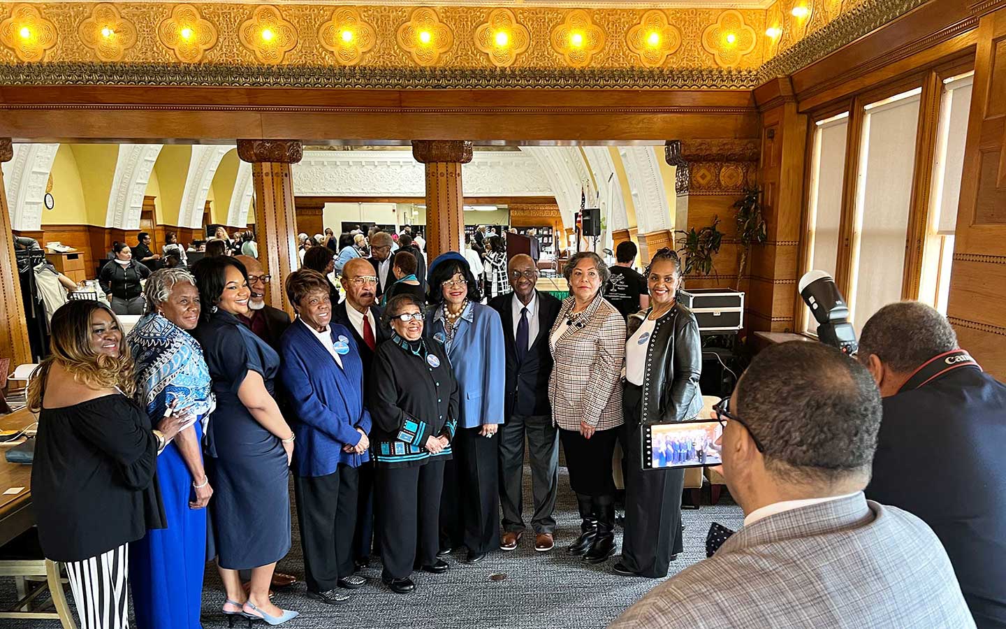 Particiapants in the 3rd Mayor Harold Washington Legacy Brunch, April 2024