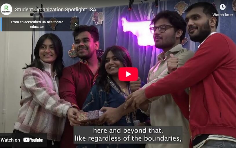Video still image of Student Organization spotlight of ISA (Indian Student Association)