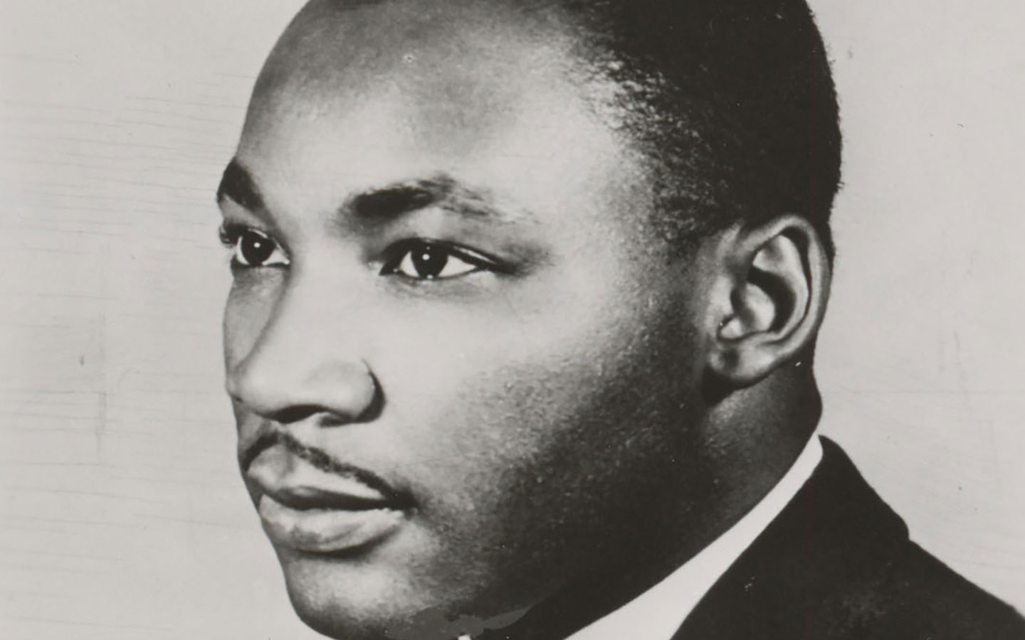 Martin Luther King, Jr. c. 1957, when he received a Roosevelt University Founders and Friends Award.