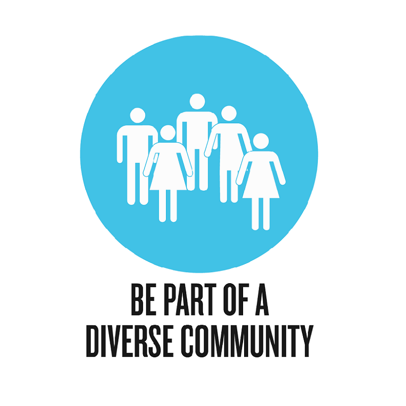 Be Part of a Diverse Community