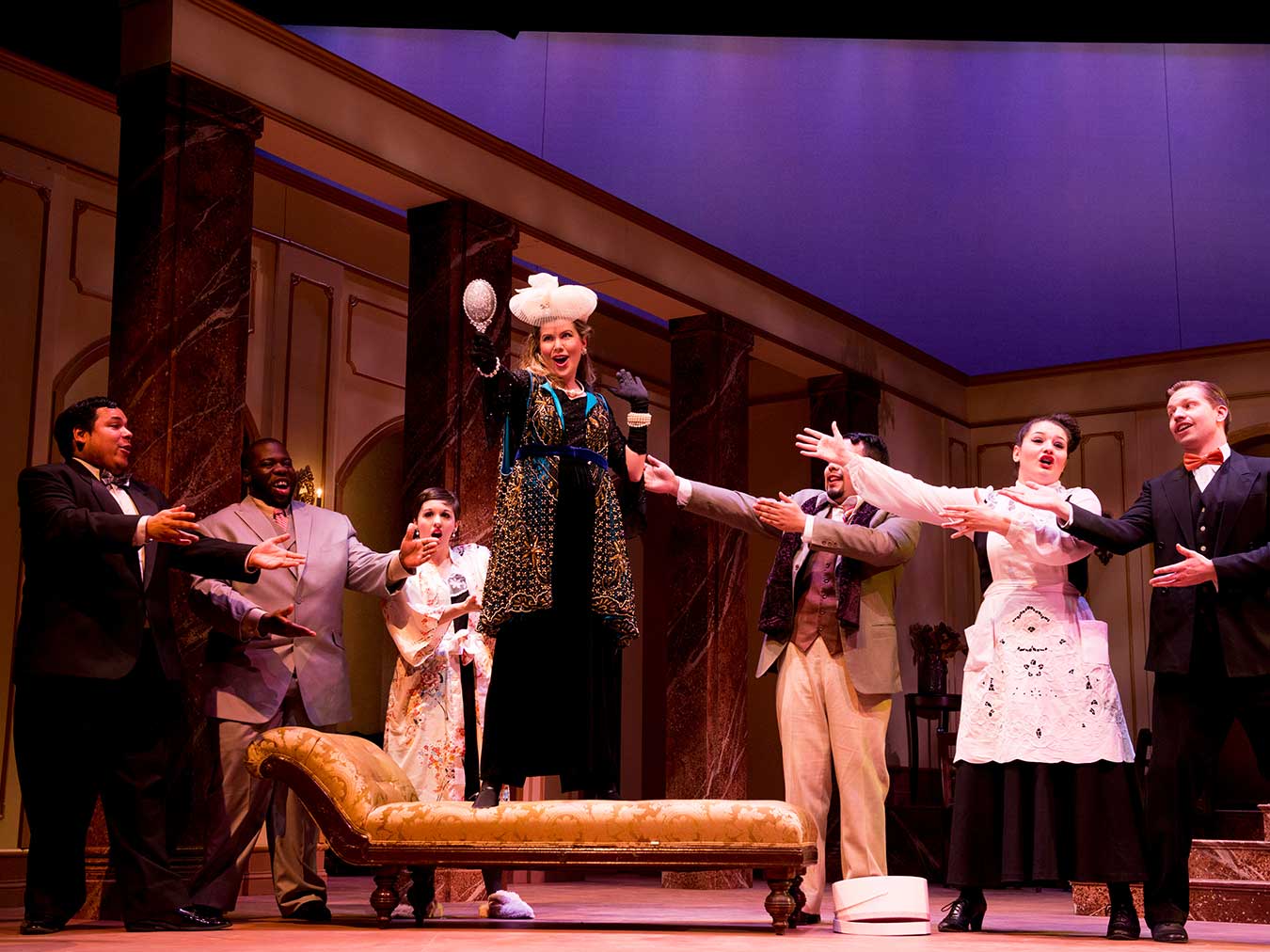 Roosevelt students performing opera