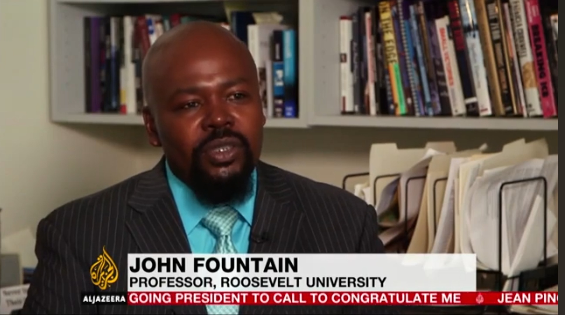 Professor Fountain speaks to Al Jazeera on the violence in Chicago.