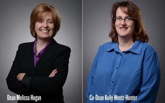 Dean Mellissa Hogan and Co-Dean Kelly Wentz-Hunter