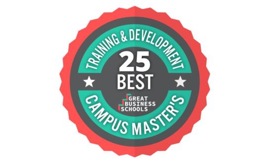 Great Business Schools Top Training and Development Program Badge