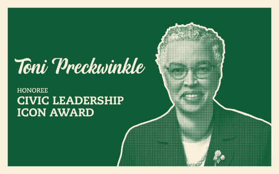 Toni Preckwinckle, Civic Leadership Icon Award