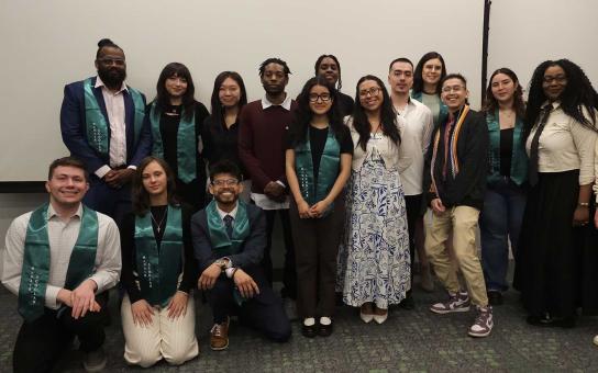 McNair Faculty and Scholars taken at McNair’s Induction and Graduation event