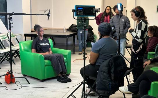 Behind the scenes of the technology used for conducting video interviews by digital and multimedia students