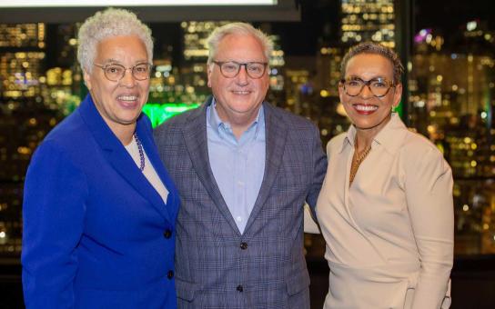 Toni Preckwinkle, David Doig & Collete English Dixon at the 2025 MBIRE Gala