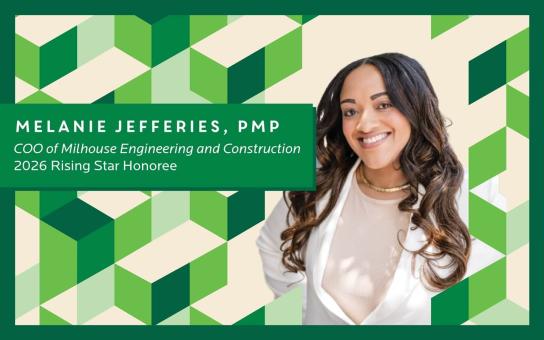 25th Anniversary Real Estate Gala: Melanie Jefferies, COO of Milhouse Engineering and Construction, 2026 Rising Star Honoree