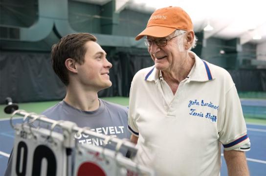 Serhiy Kiyasov and board of trustees member Charles “Charlie” Gardner
